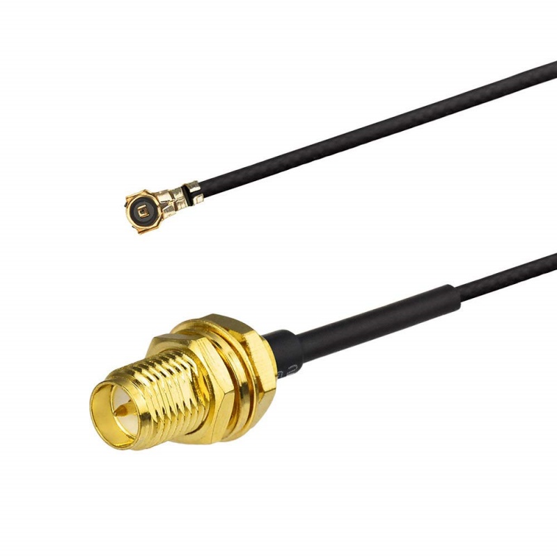 To TO-IPEX4 U.Fl Ipx Mhf4 first generation coaxial jumper extension cable 0.81mm female male pin adapter RP-SMA U.Fl installation bracket