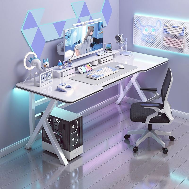GEDO wholesale high-quality upgraded steel frame thick medium density fiberboard desktop gaming table home work electronic sports computer table