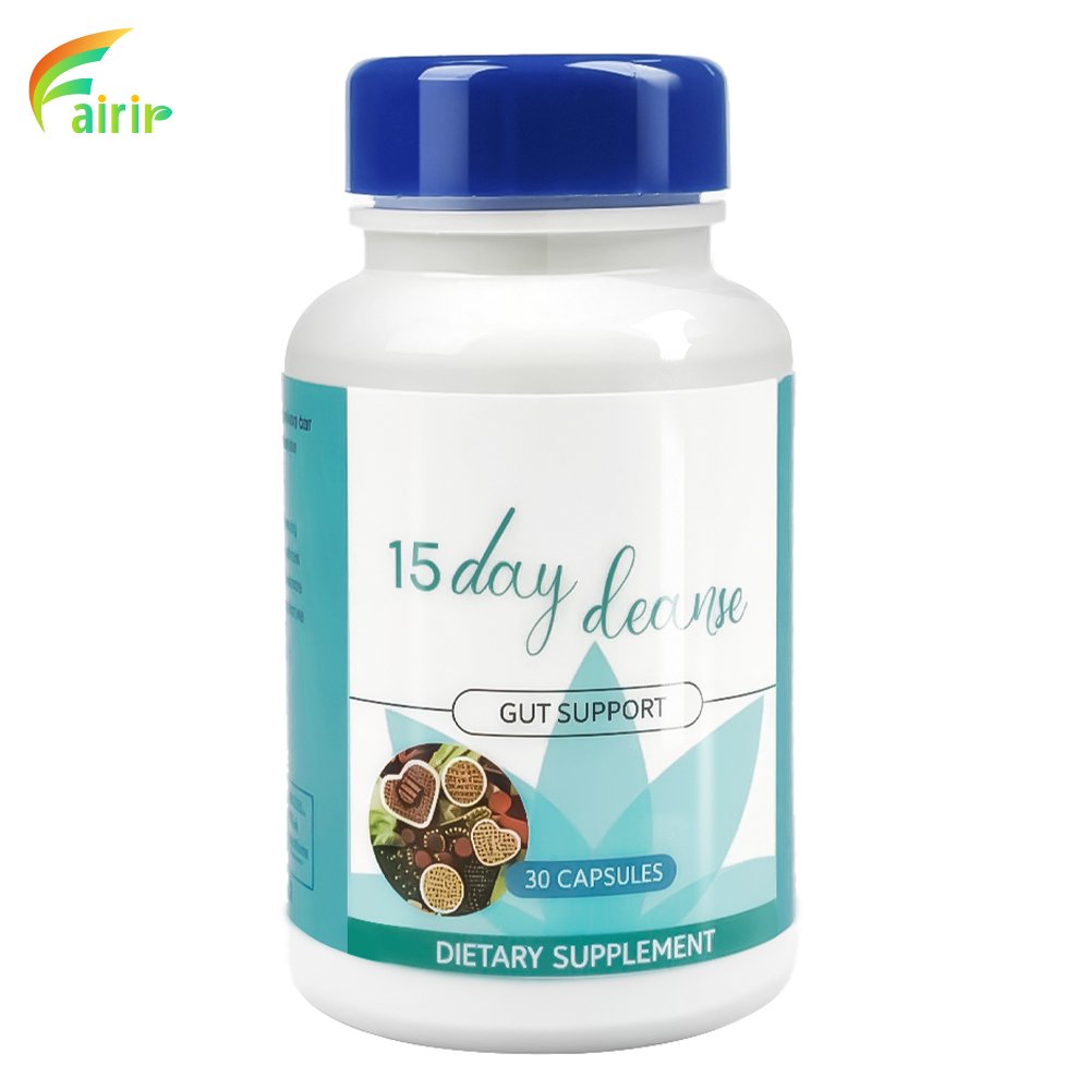 Natural 15 day herbal health capsules can help adults digest and protect intestinal health