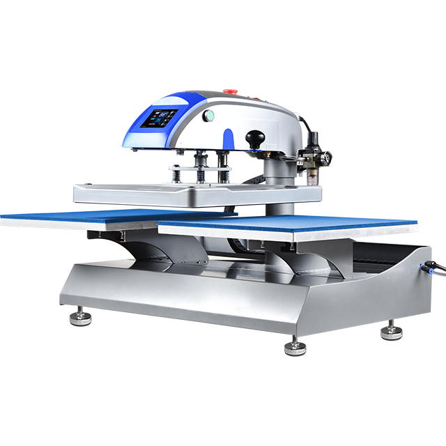 Transferpresse 40x50 Dual Station Hot Press Pneumatic Automatic Start Hot Press T-shirt