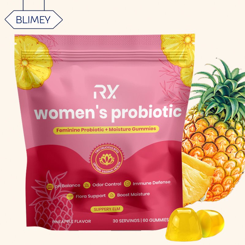 Female Pineapple Vaginal pH Balance Probiotic Soft Candy Private Brand, Specially Designed for Female Vaginal Health